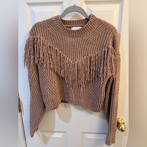 Cute fringe women’s sweater